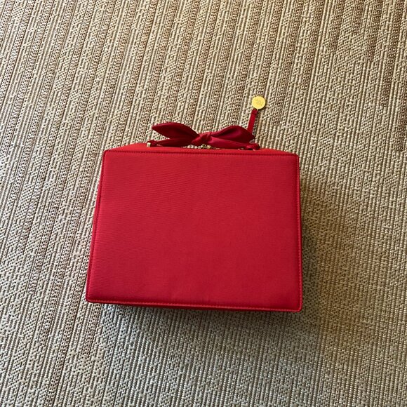 Estee Lauder Pink and Red Makeup Bag❤️Peppermint Toiletries Case - Picture 5 of 7